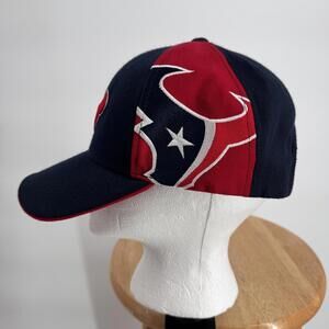 Houston Texans Hat Cap Strap Back Mens One Size Blue Red NFL Football Reebok